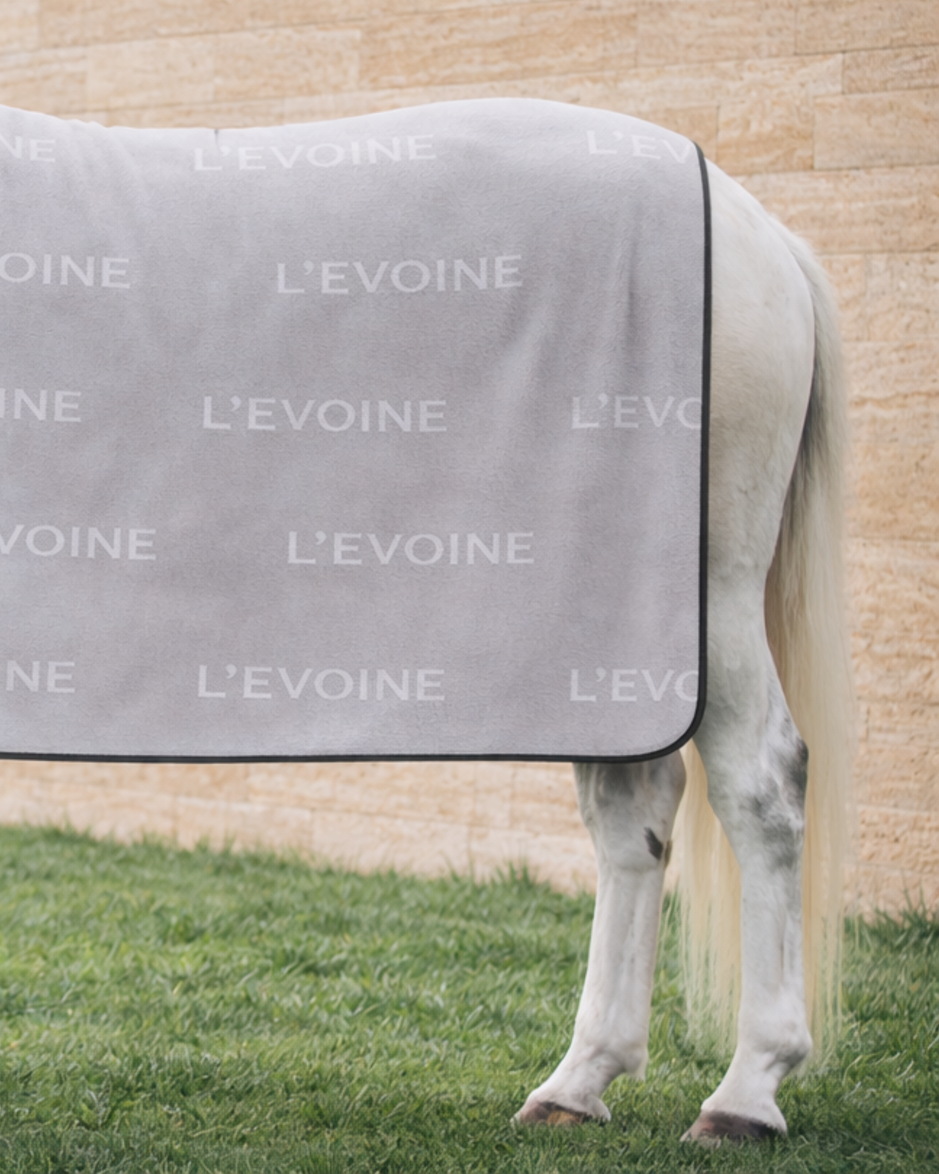 Abschwitzdecke Le Bain gris perle