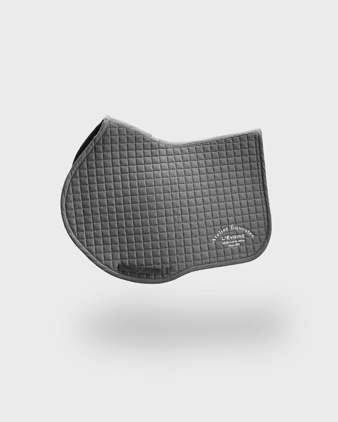 Springschabracke Baumwolle grau gris von L'Evoine