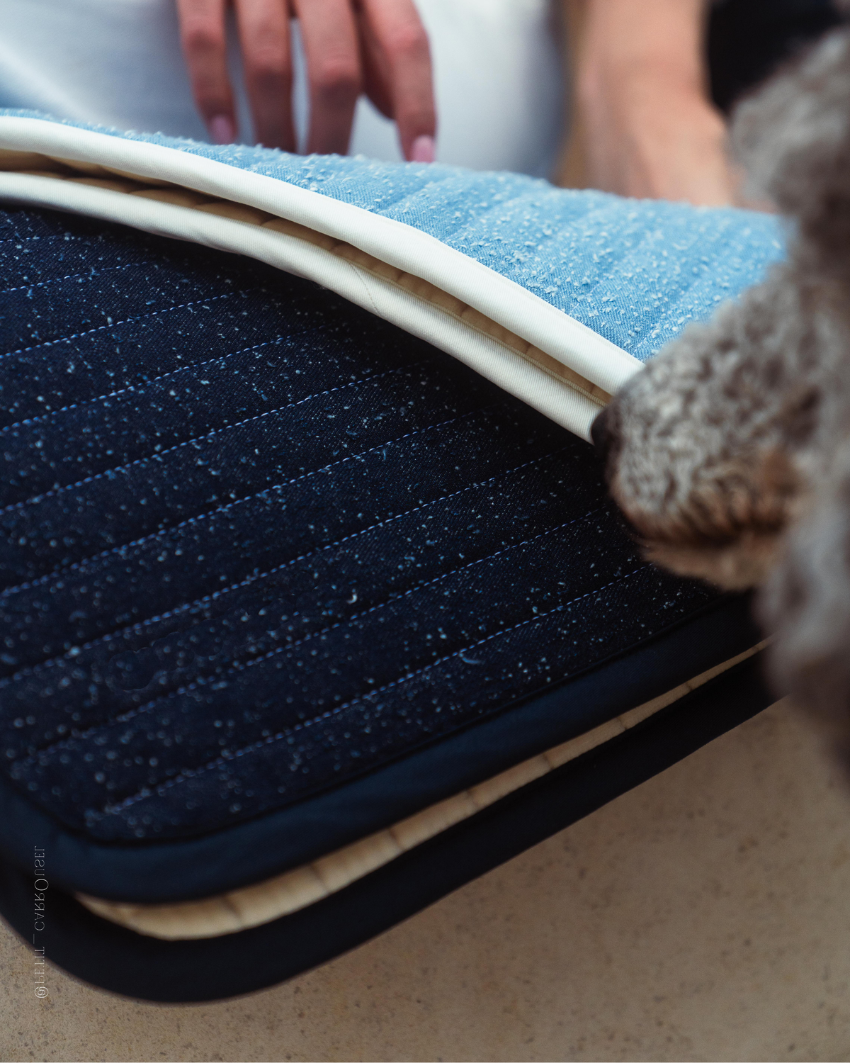 Double Padding Schabracke Dark Denim