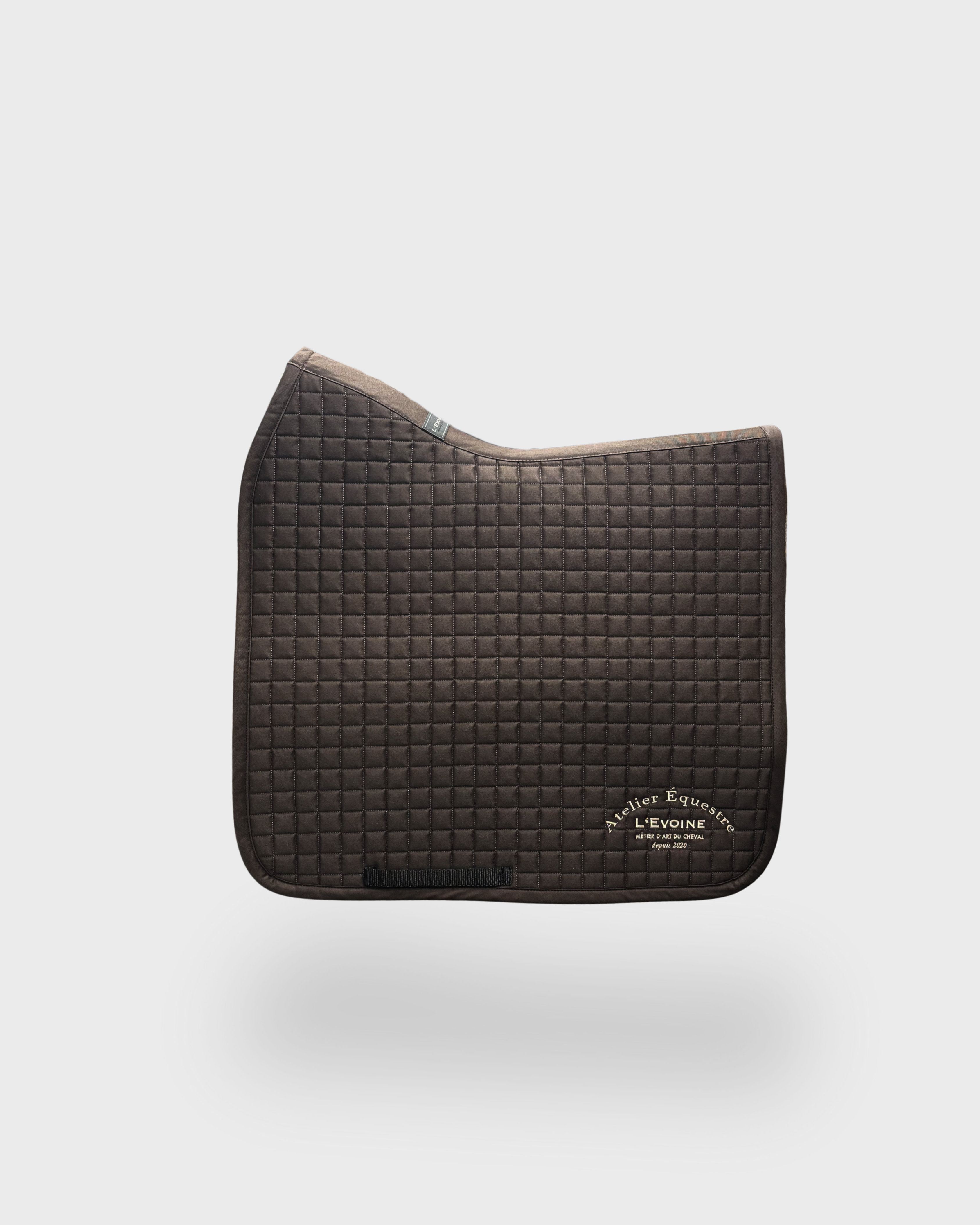 L'Evoine Dressur Schabracke Baumwolle espresso braun