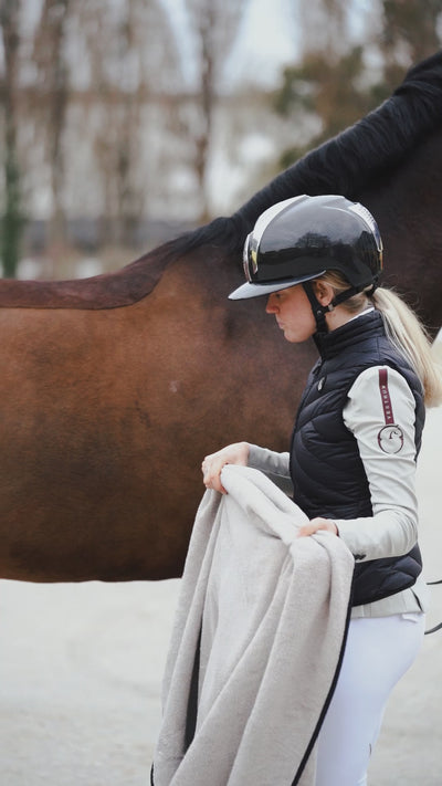 Abschwitzdecke Baumwolle L'Evoine Frottee